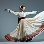 이란 전통 춤의 종류 - The Essence of Movement**

"A professional Iranian dancer in a modest, flowing traditional dress, mi...
