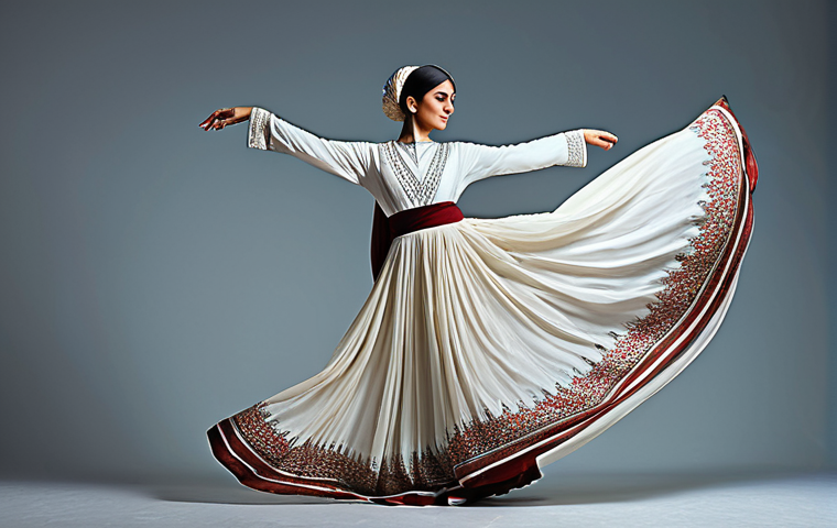 이란 전통 춤의 종류 - The Essence of Movement**

"A professional Iranian dancer in a modest, flowing traditional dress, mi...