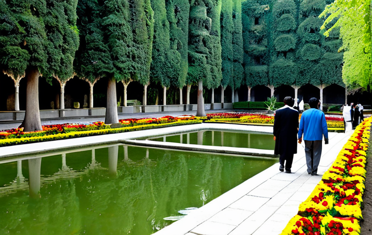 이란 역사적 건축물 - Nasir al-Mulk Mosque (Pink Mosque) Interior**

"Interior of the Nasir al-Mulk Mosque in Shiraz, Iran...